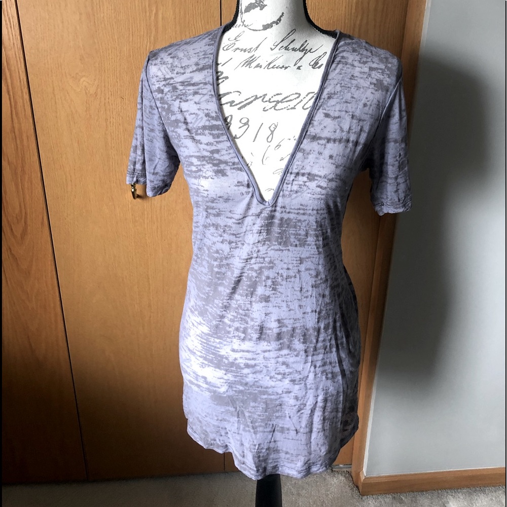Women’s Sheer v-neck t-shirt